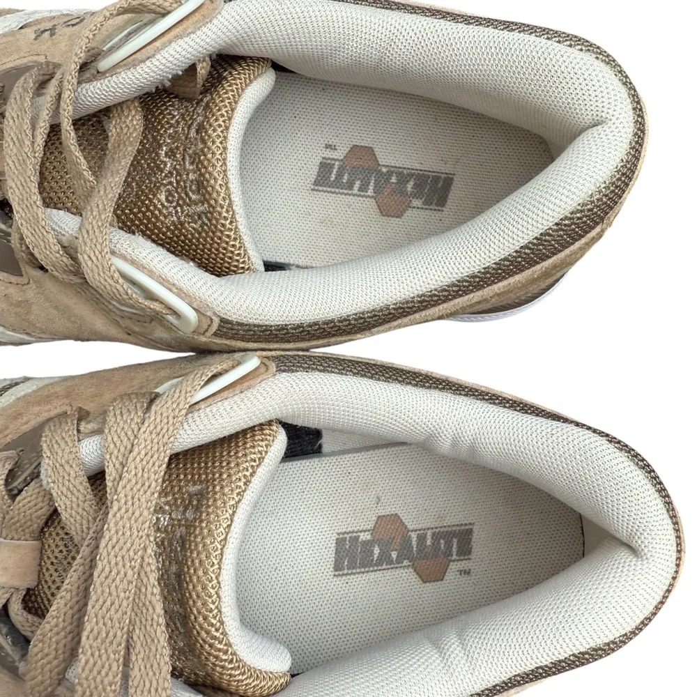 Reebok Ventilator Hexalite Men's Tan/Brown Suede & Mesh Sneakers Shoes Size 9